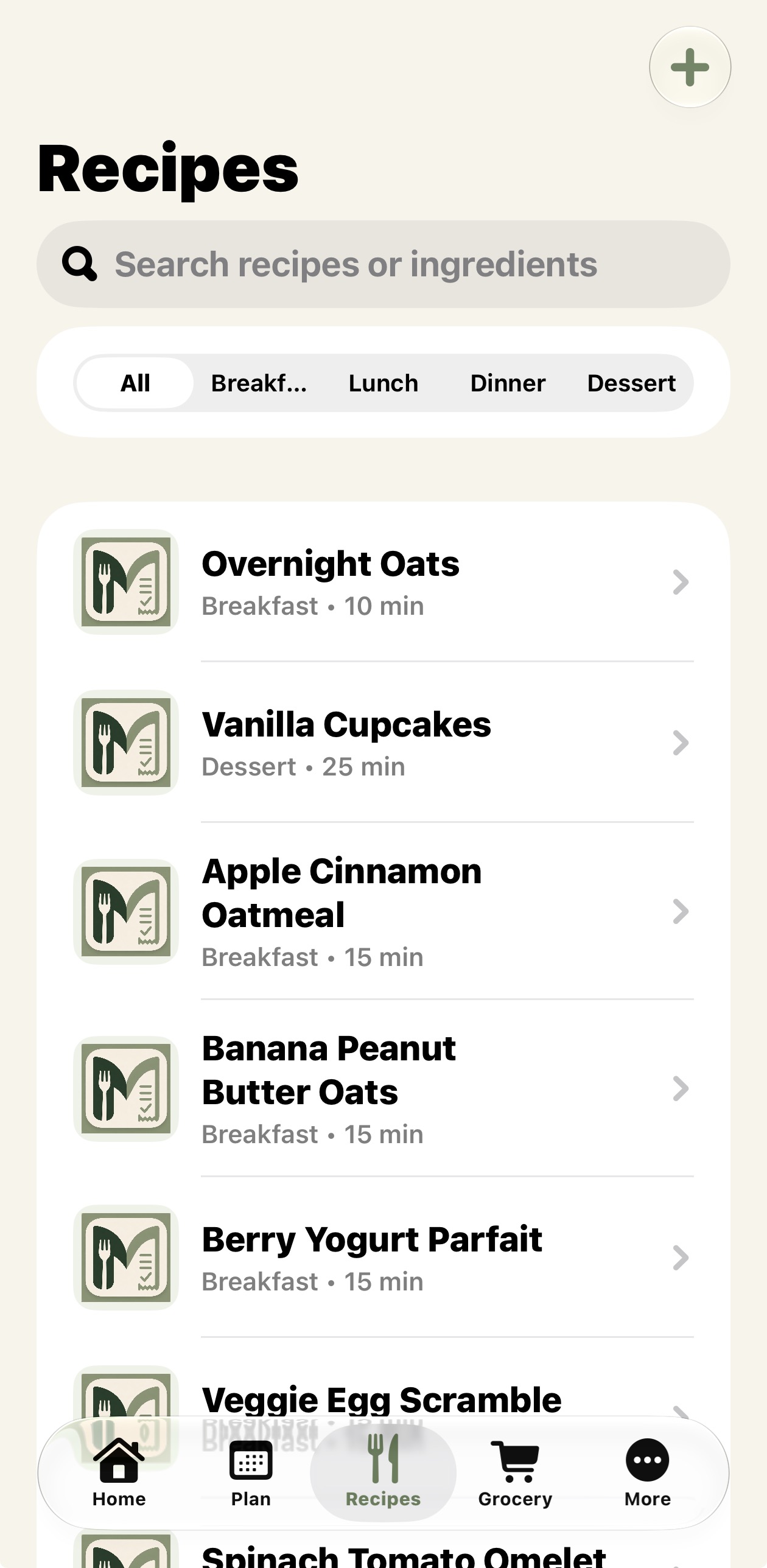 Real MEALVORI app screenshot three