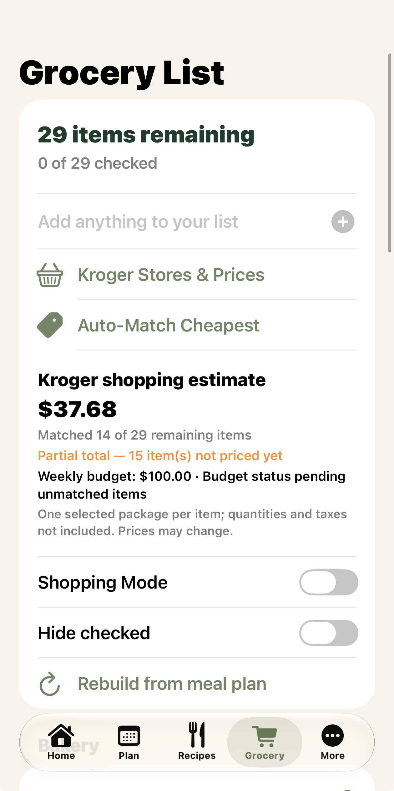 Real MEALVORI app screenshot five